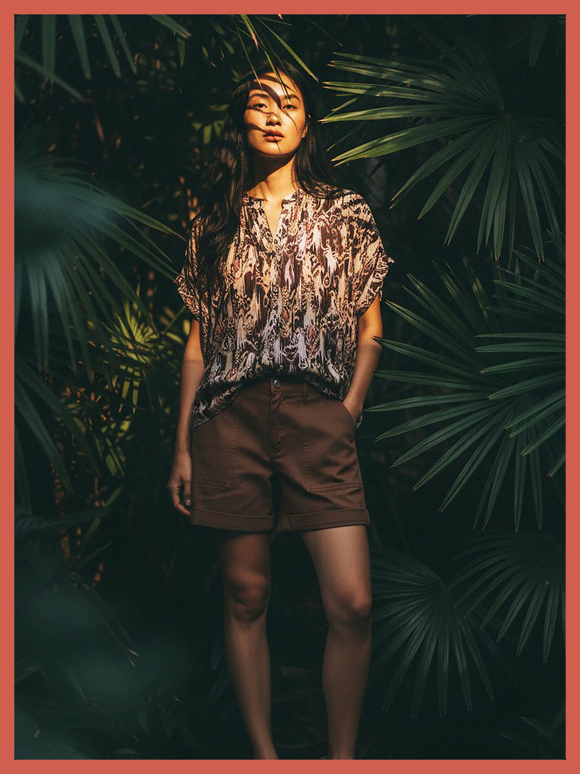 Carvell Cotton Summer Shorts - Chocolate