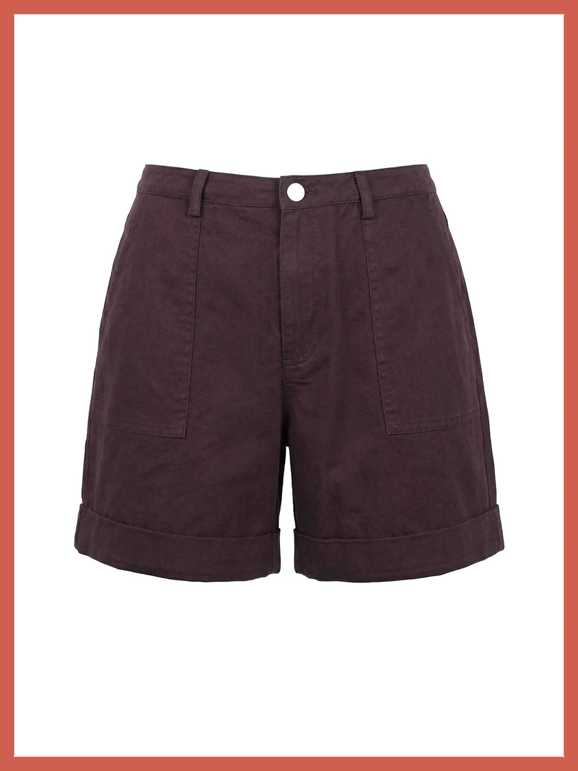 Carvell Cotton Summer Shorts - Chocolate