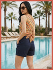 Carvell Cotton Summer Shorts - Navy