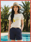 Carvell Cotton Summer Shorts - Navy