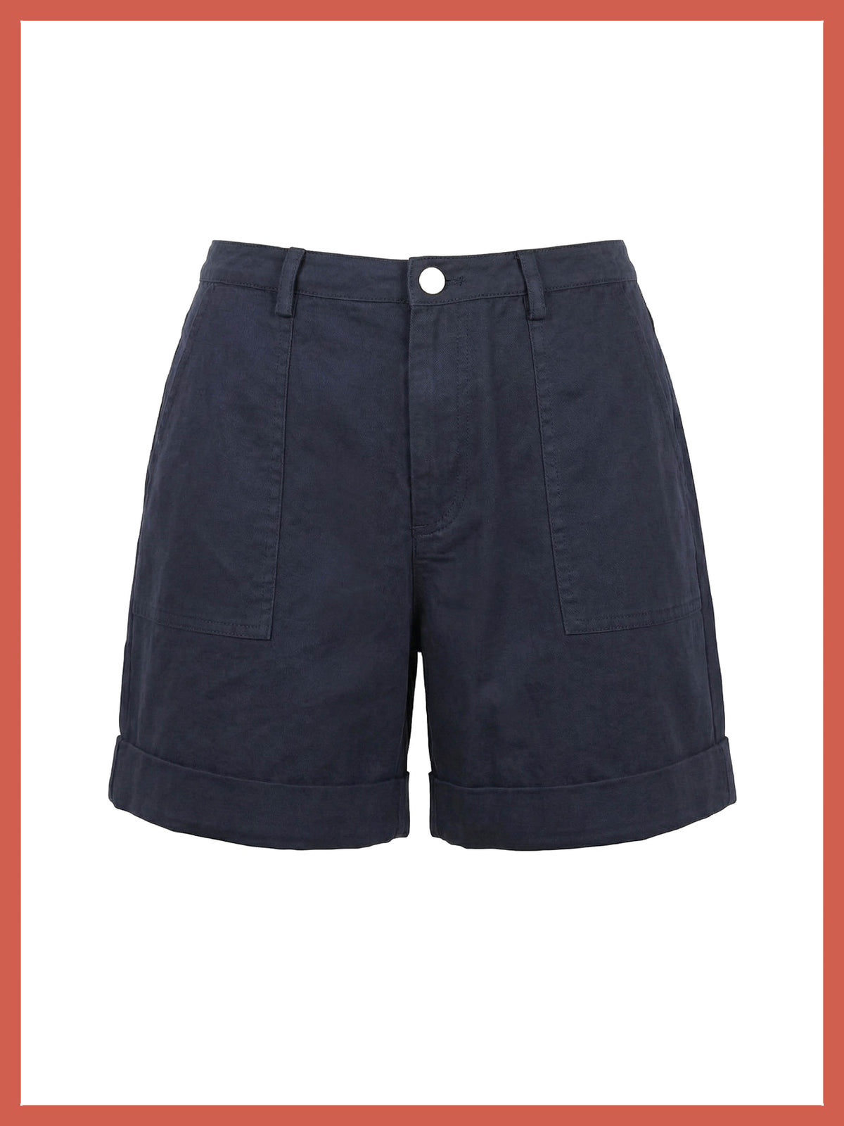 Carvell Cotton Summer Shorts - Navy