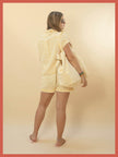 Deckchair Cotton Towelling Tote - Yellow