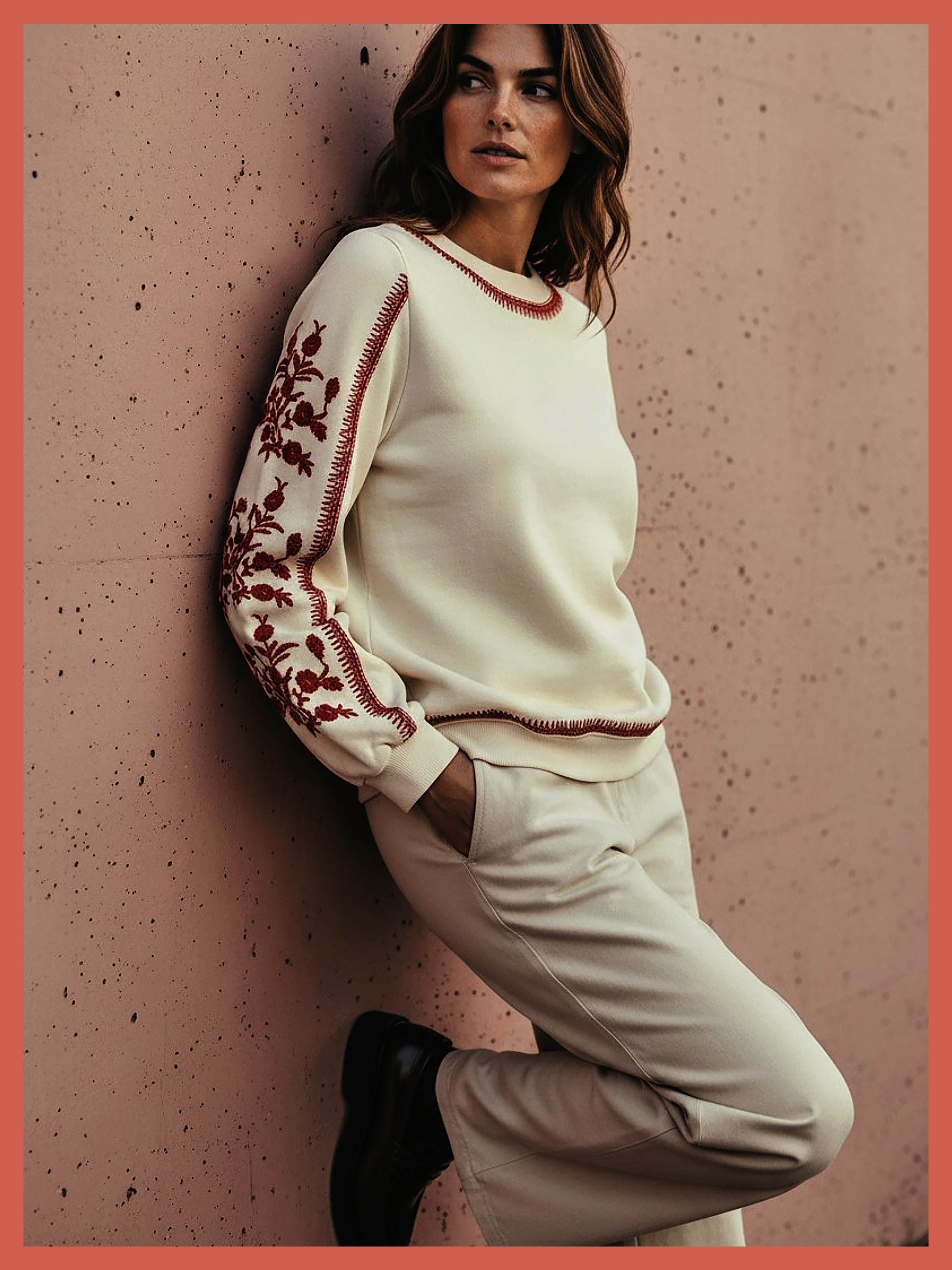 Binx Barrel Leg Trousers - Cream