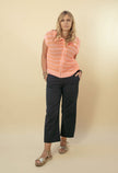 Binx Barrel Leg Trousers - Navy