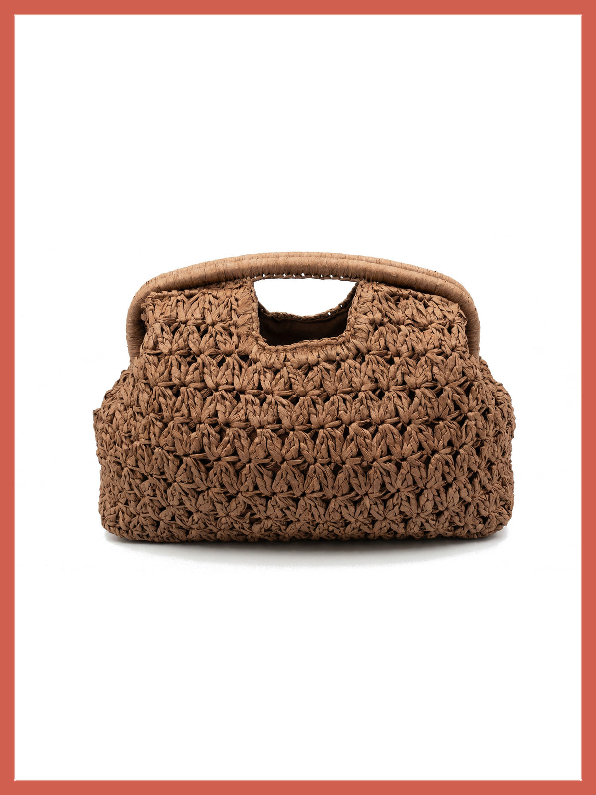 Charleston Framed Grab Bag - Khaki