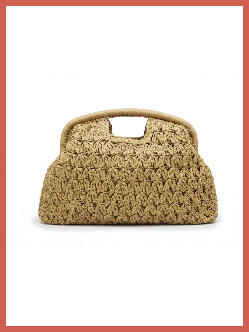 Charleston Framed Grab Bag - Natural