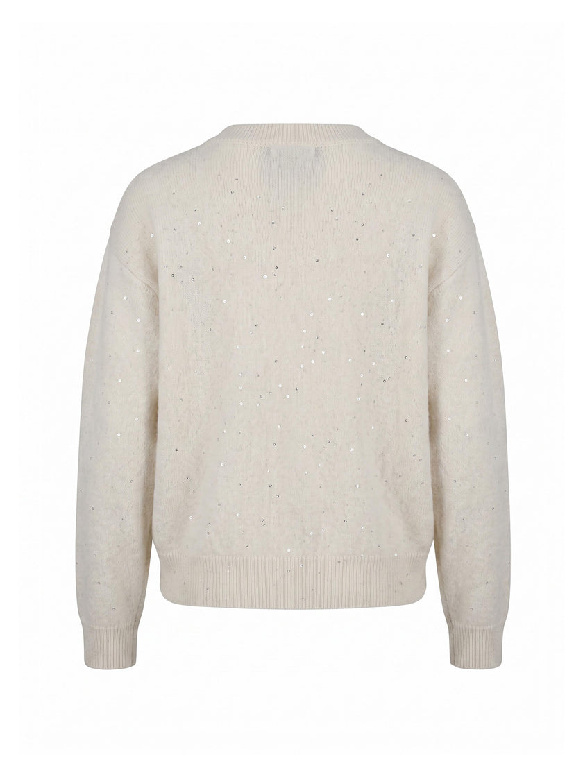 Chatsworth Bow Jumper - Cream