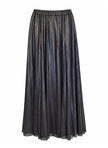 Daphne Metallic Skirt-Black