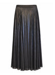 Daphne Metallic Skirt-Black