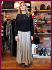 Daphne Skirt In Silver