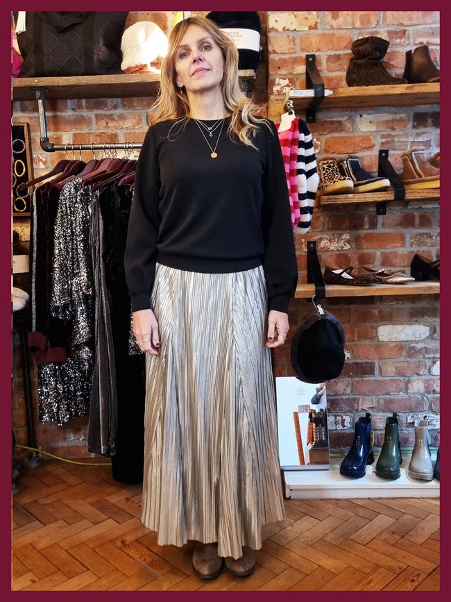 Daphne Skirt In Silver