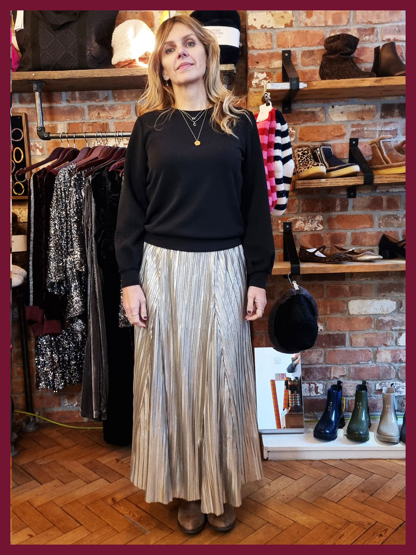 Daphne Skirt In Silver