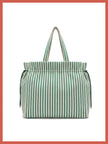 Deckchair Cotton Towelling Tote - Green
