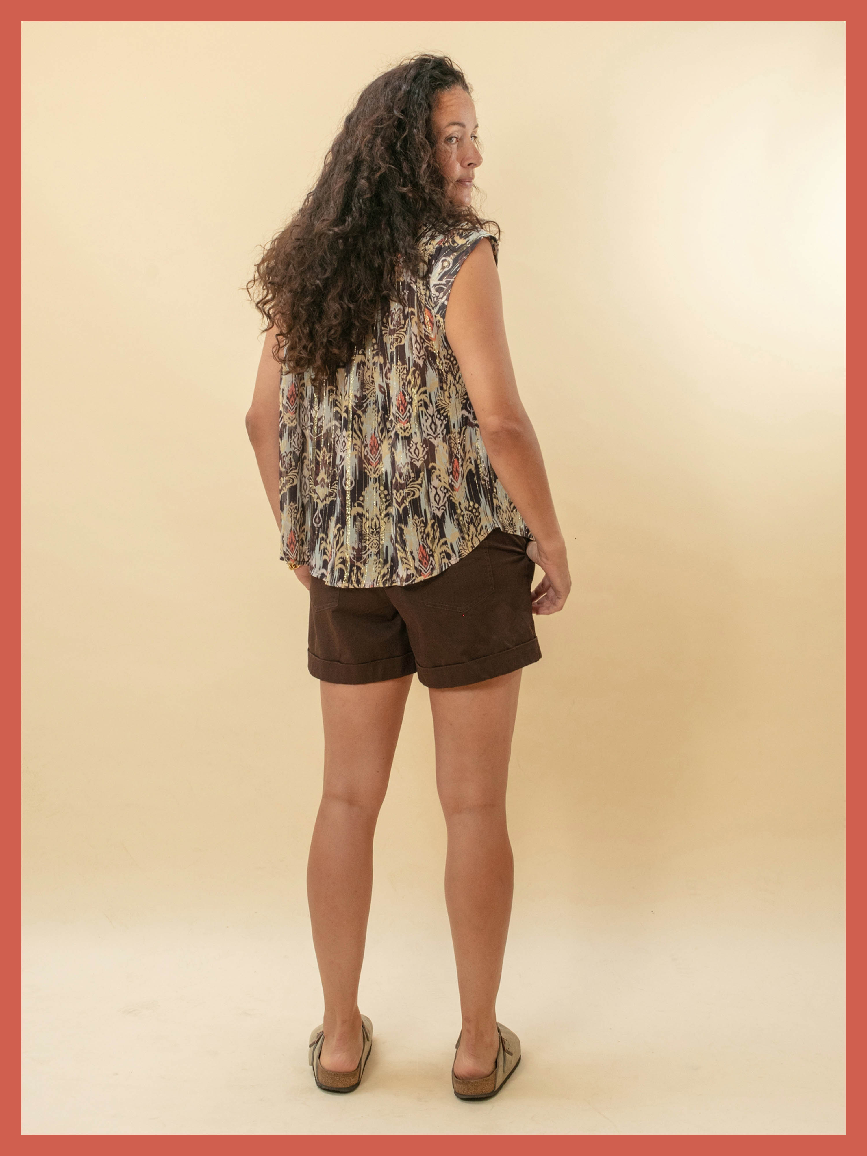 Carvell Cotton Summer Shorts - Chocolate