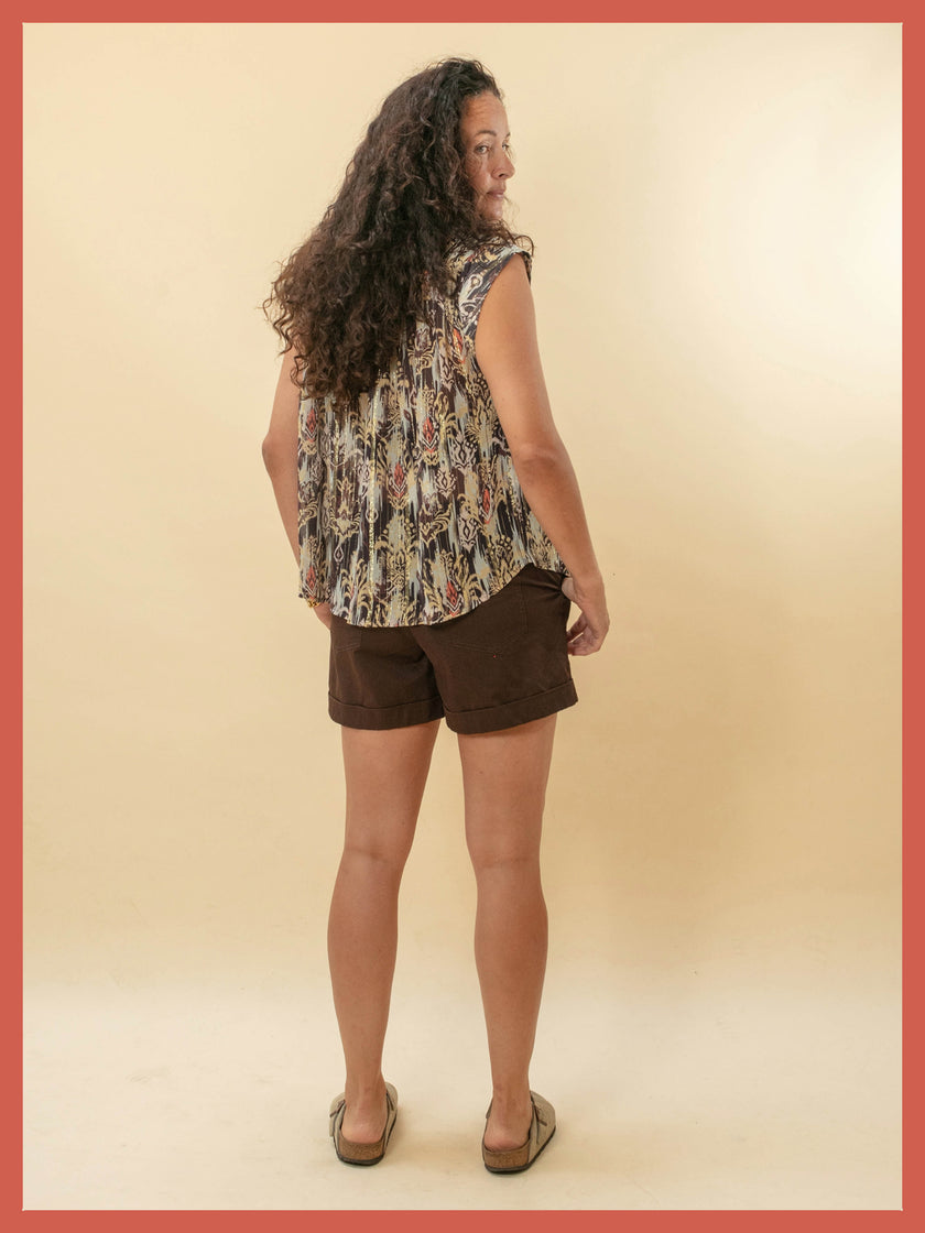 Carvell Cotton Summer Shorts - Chocolate