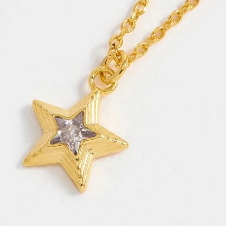 Star Necklace - Gold Plated