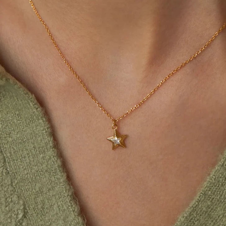 Star Necklace - Gold Plated