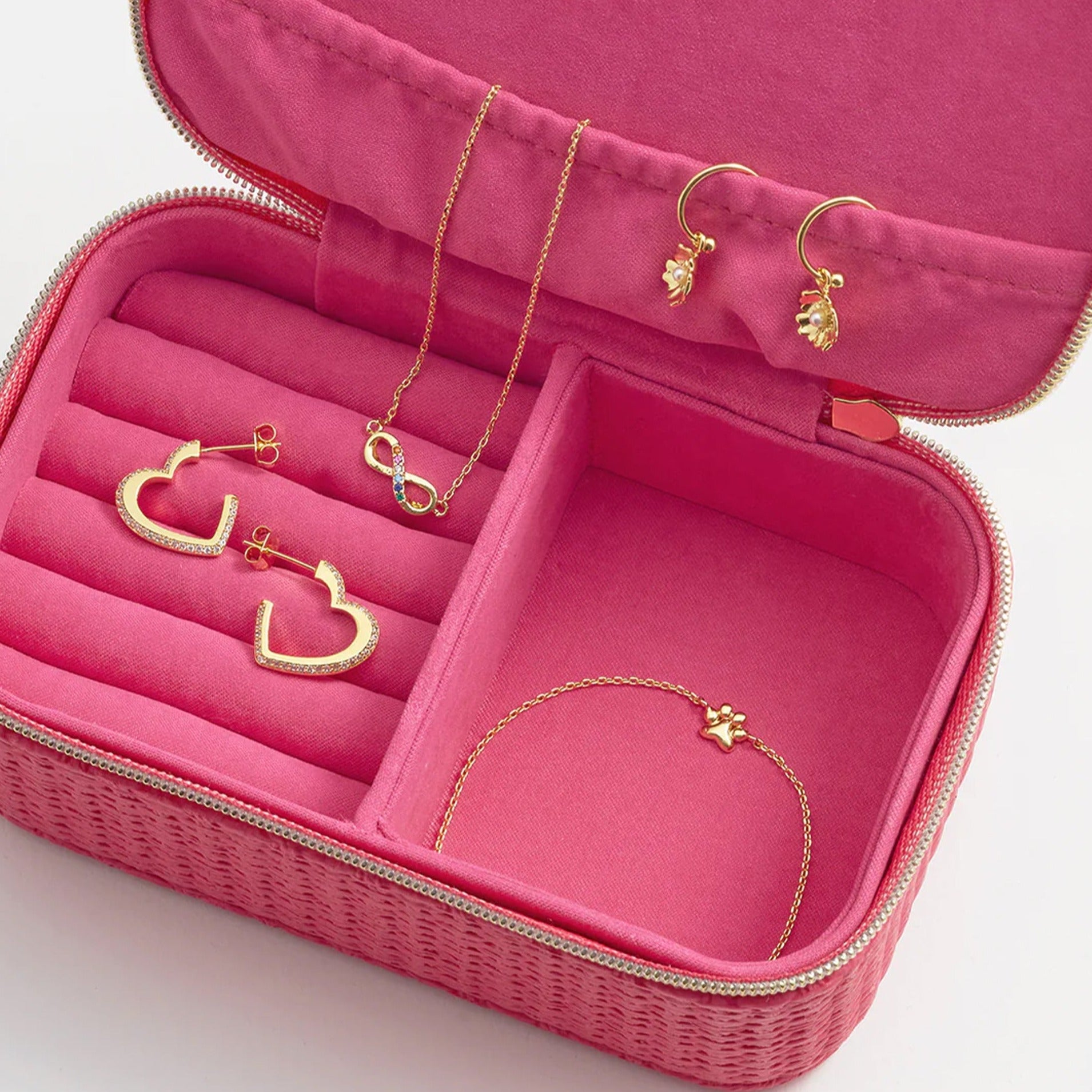Mini Jewellery Box - Pink