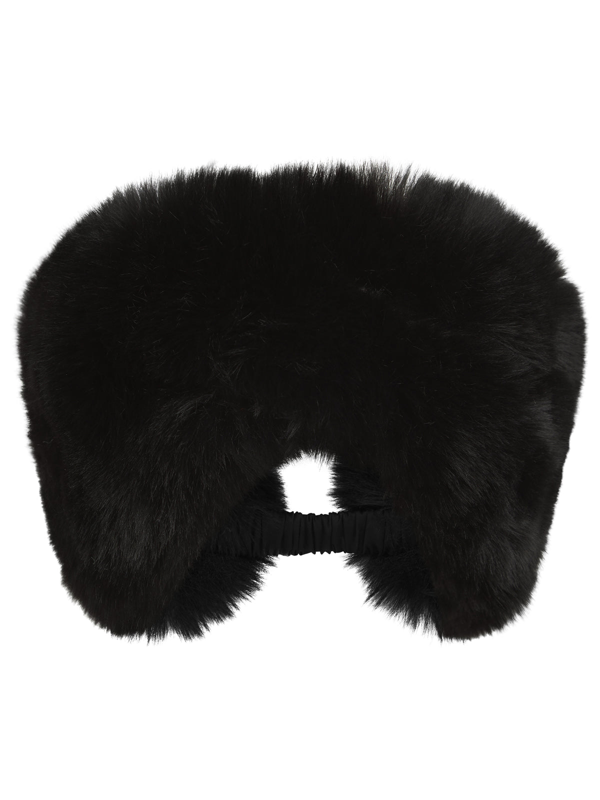 Elsa Faur Fur Headband-Black