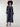 Emilia Maxi Dress in Navy Mix