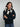SNUGGY FAUX FUR SNOOD-BLACK AND WHITE