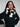 SNUGGY FAUX FUR SNOOD-BLACK AND WHITE