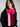 CAROUSEL FAUX FUR  STRIPE SCARF-CORAL