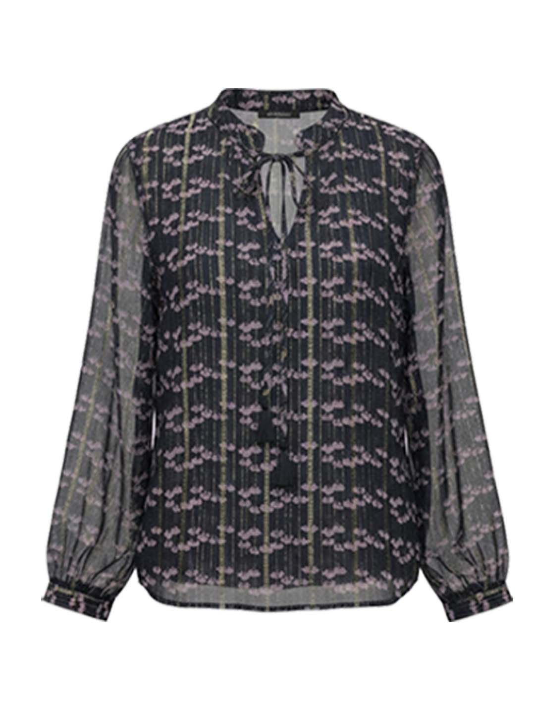 Women's multi-colour blouse for versatile everyday outfits