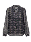 Women's multi-colour blouse for versatile everyday outfits