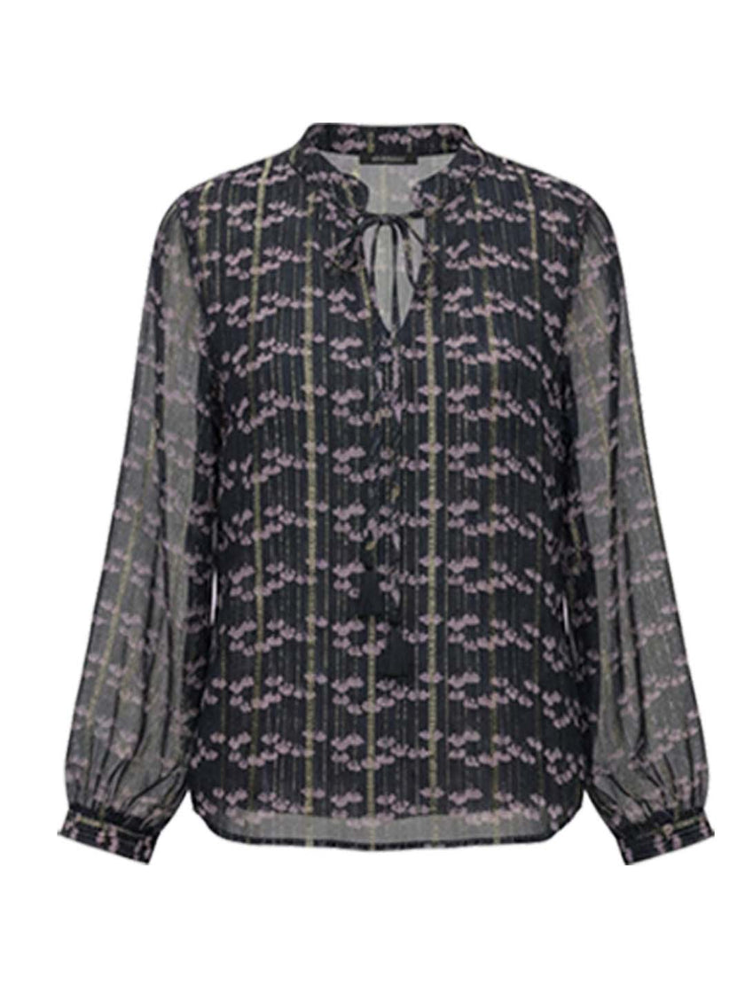 Women's multi-colour blouse for versatile everyday outfits