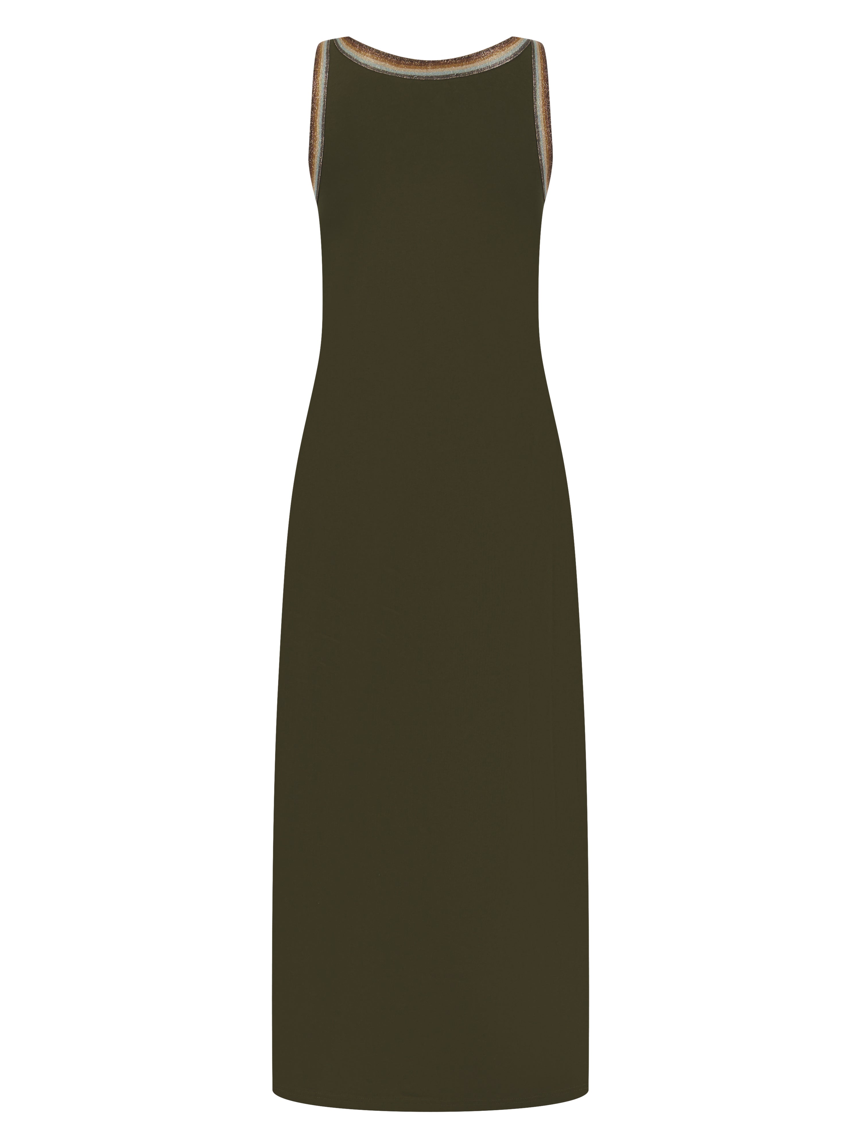 Finch Jersey Dress in Khaki