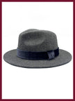 Frankie Wool Fedora - Grey