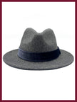 Frankie Wool Fedora - Grey