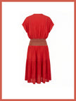 Fallon Summer Dress in Red