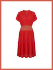 Fallon Summer Dress in Red