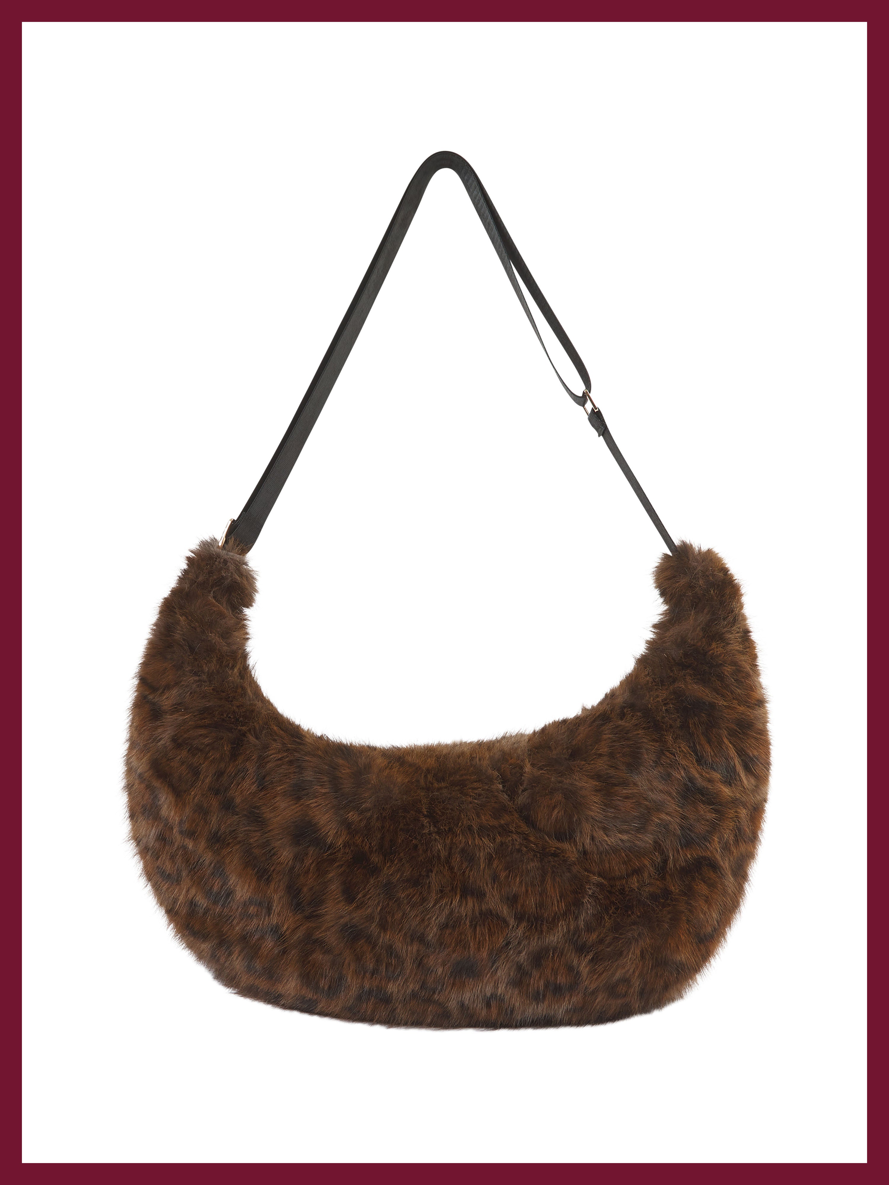 Sasha Slouch Bag In Chocolate Leo
