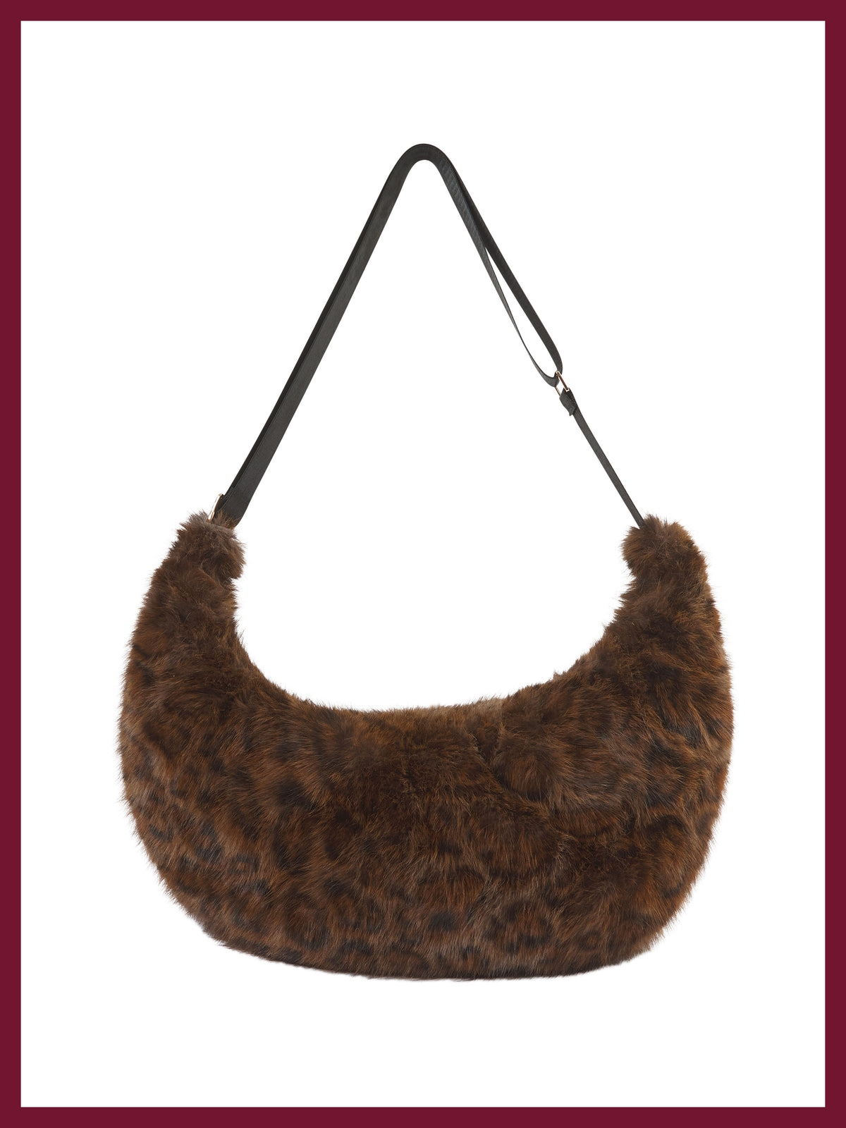 Sasha Slouch Bag In Chocolate Leo