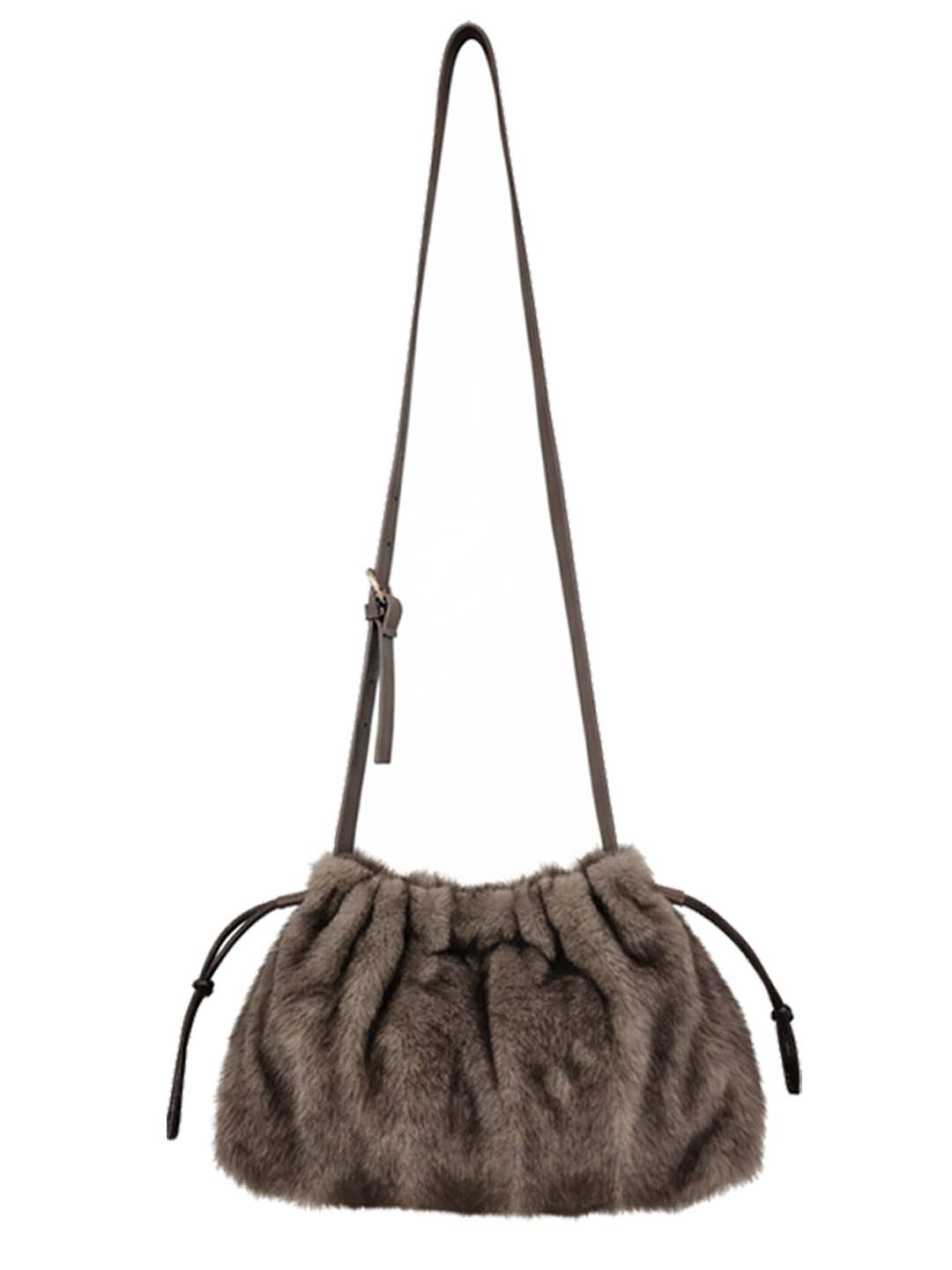 Women's mink faux fur bag for cosy seasonal outfits