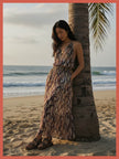 Freda Printed Maxi Dress-Multi