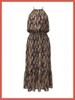 Freda Printed Maxi Dress-Multi