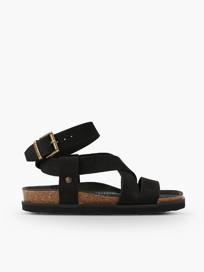 Genuins-Zaha Nubuck -Black