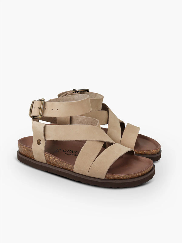 Genuins-Zaha Nubuck -Taupe