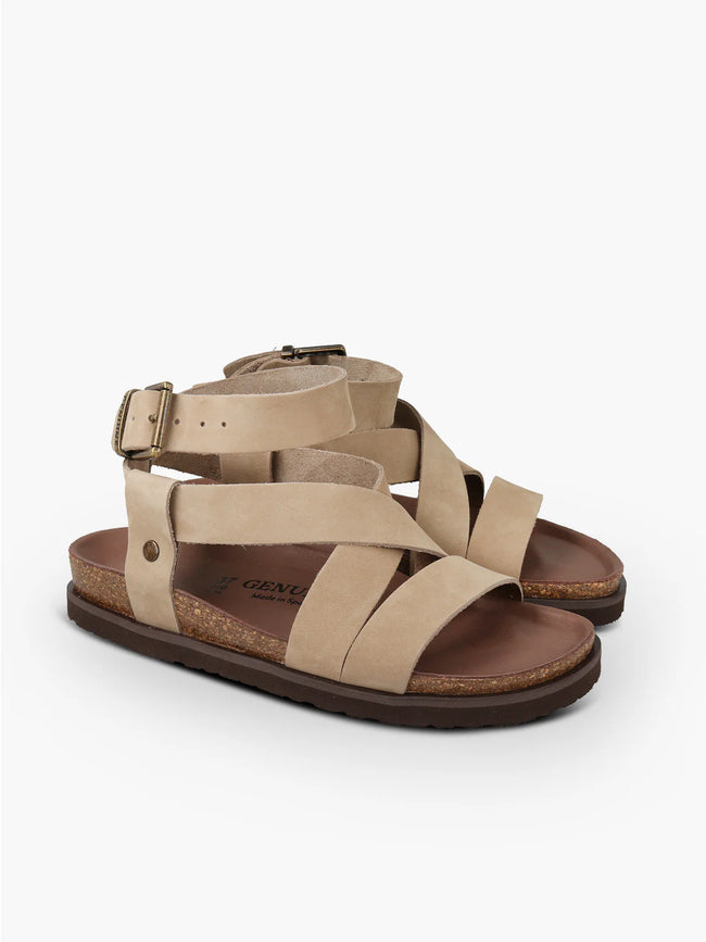 Genuins-Zaha Nubuck -Taupe