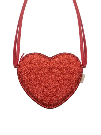 LOVE HEART GLITTER BAG