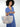 Glasto Crochet Tote Blue Mix