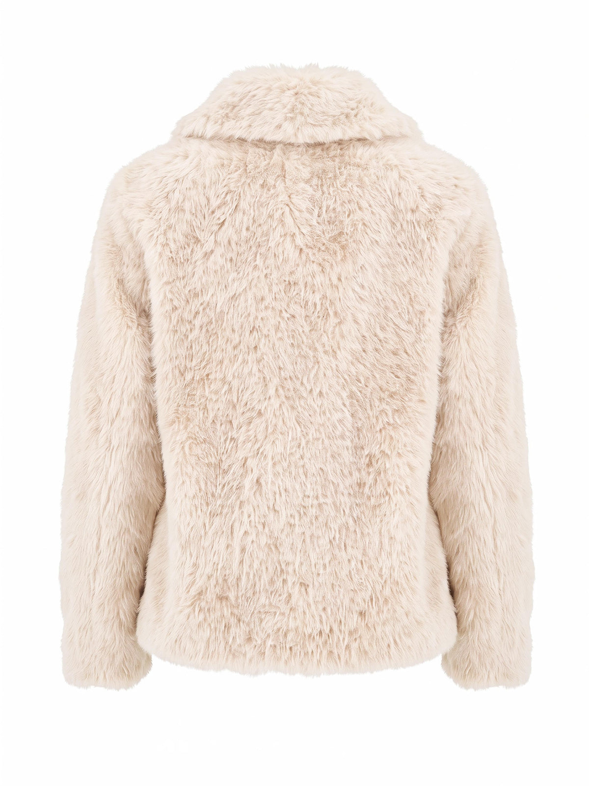 Galaxy Faux Fur Jacket - Cream