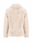Galaxy Faux Fur Jacket - Cream