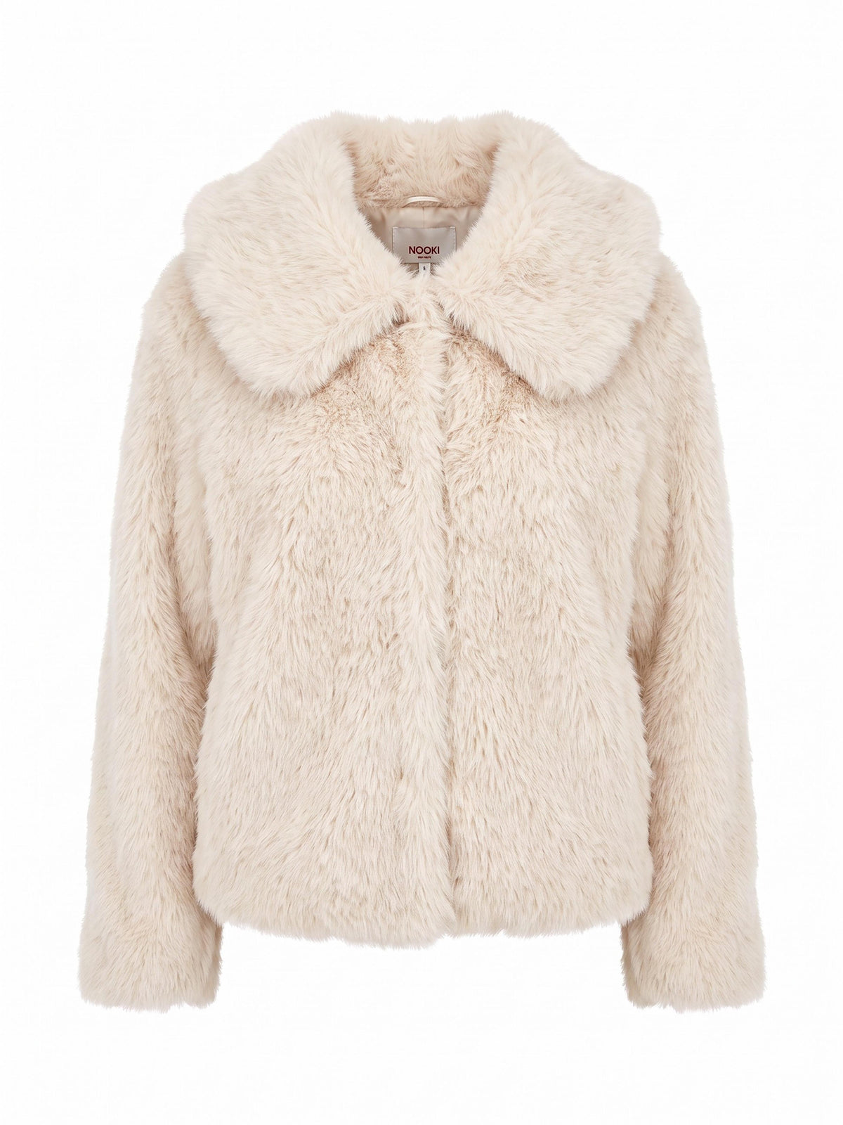Galaxy Faux Fur Jacket - Cream