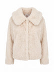 Galaxy Faux Fur Jacket - Cream