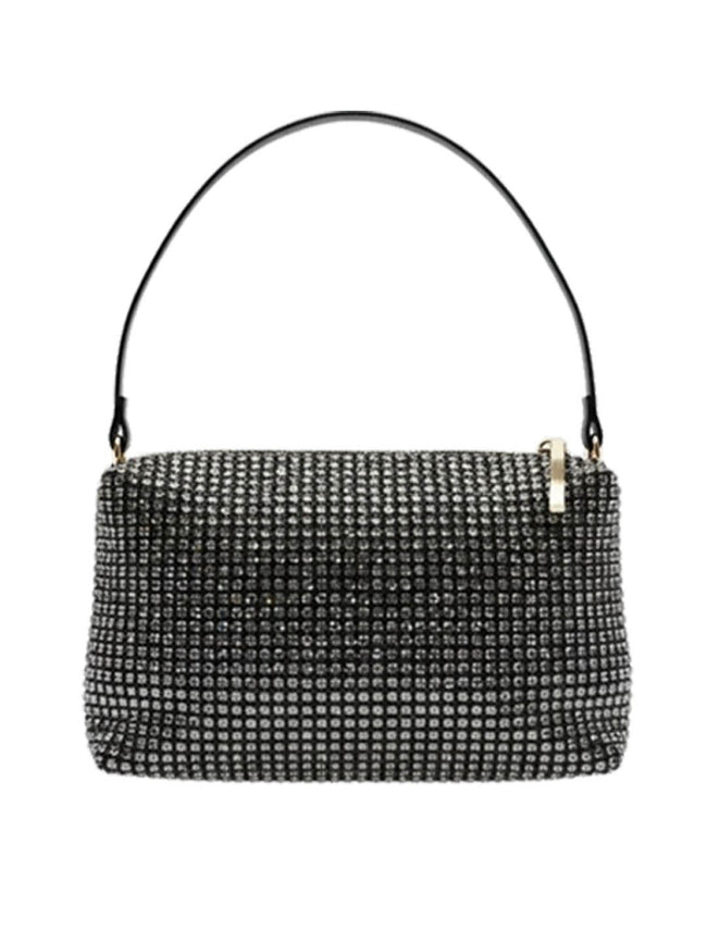 Women's gunmetal mini bag for elegant evening and partywear